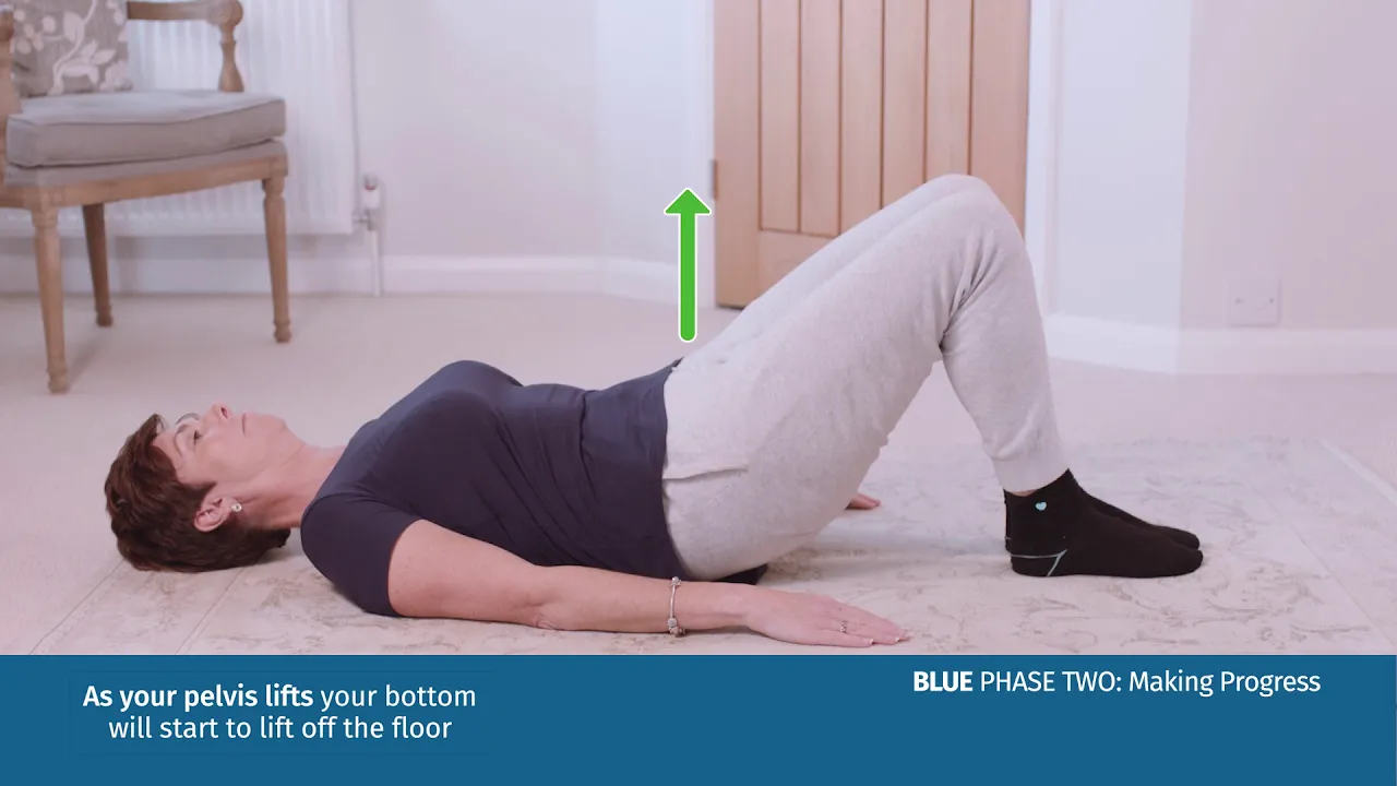 a person lying on the floor