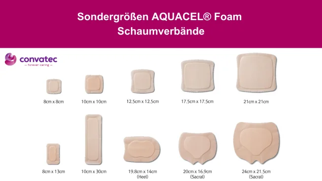 Aquacel Foam Schaumverbände Sondergrößen